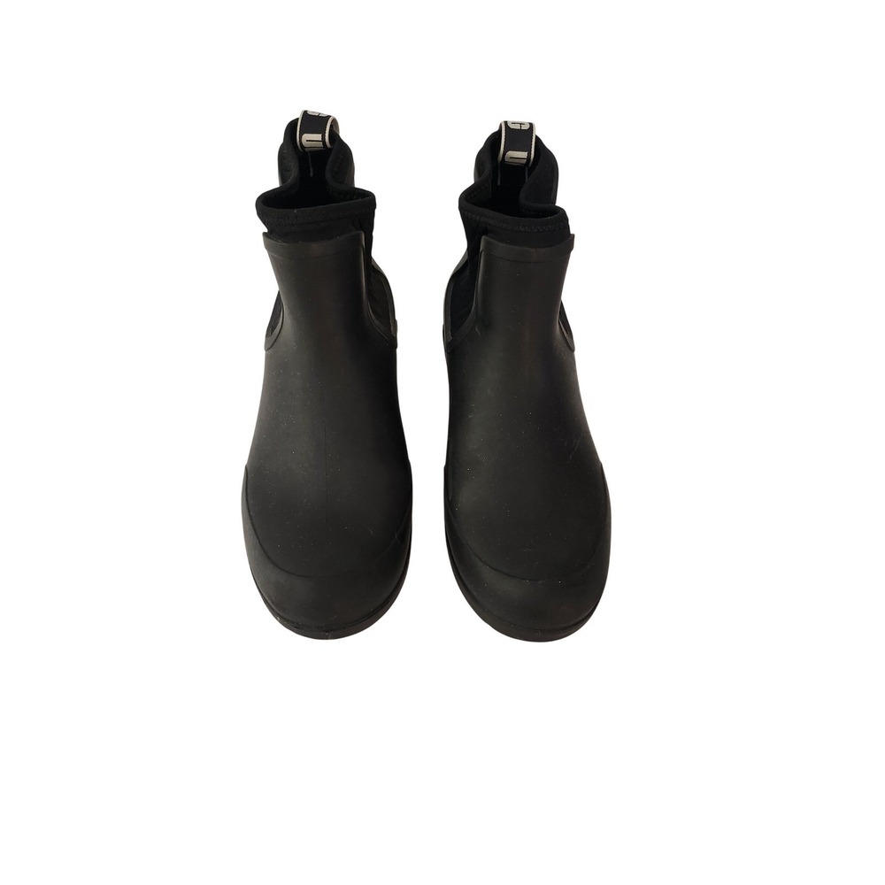 UGG Tasman X Rain Boots Black Waterproof Fleece Lined Ankle Rubber Boots